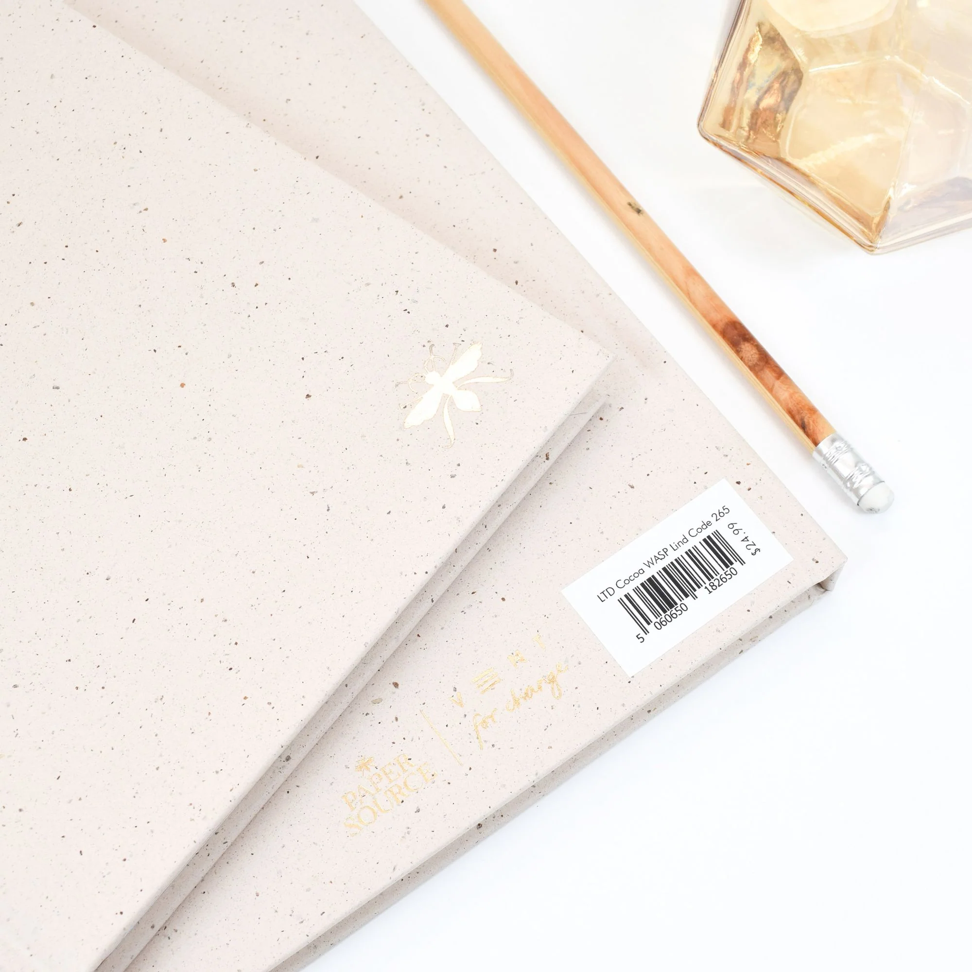 Recycled Cocoa Lined Paper Wasp Journal - Limited Edition - Image 9