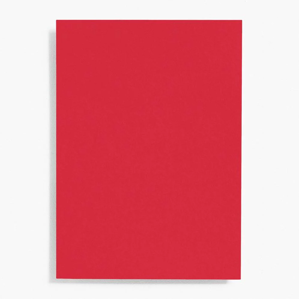 Red 4 Bar Note Cards