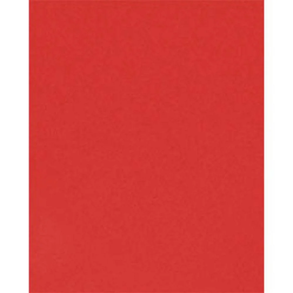 Red Card Stock 8.5" x 11" Bulk Pack