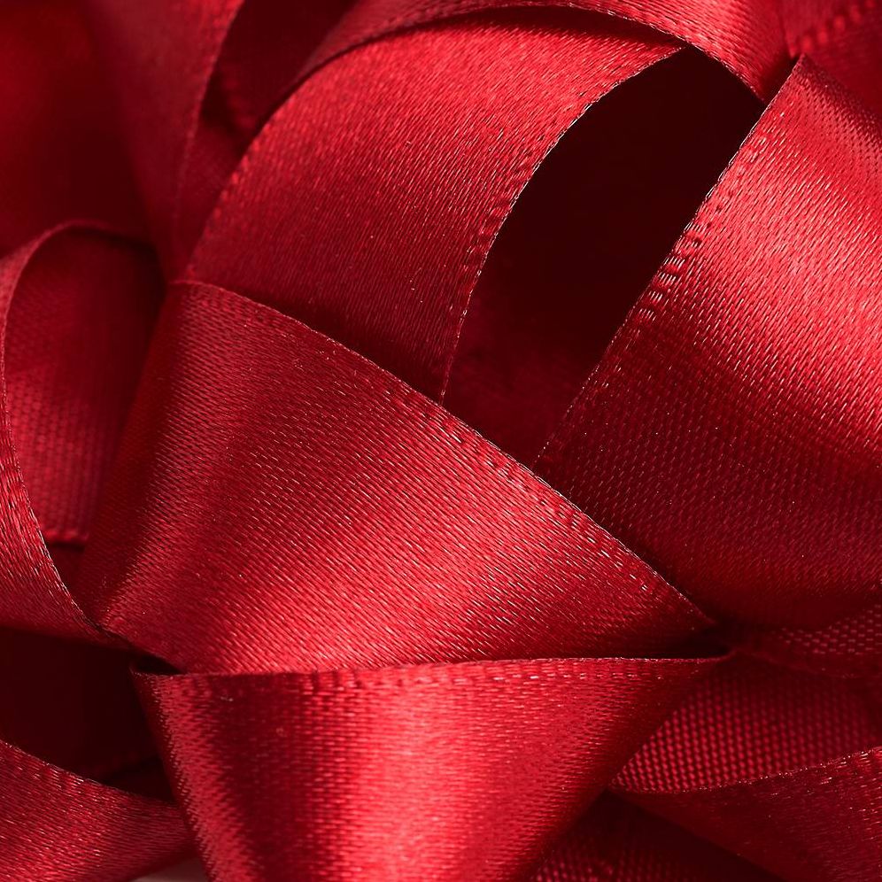 Red Satin Bow - Image 3