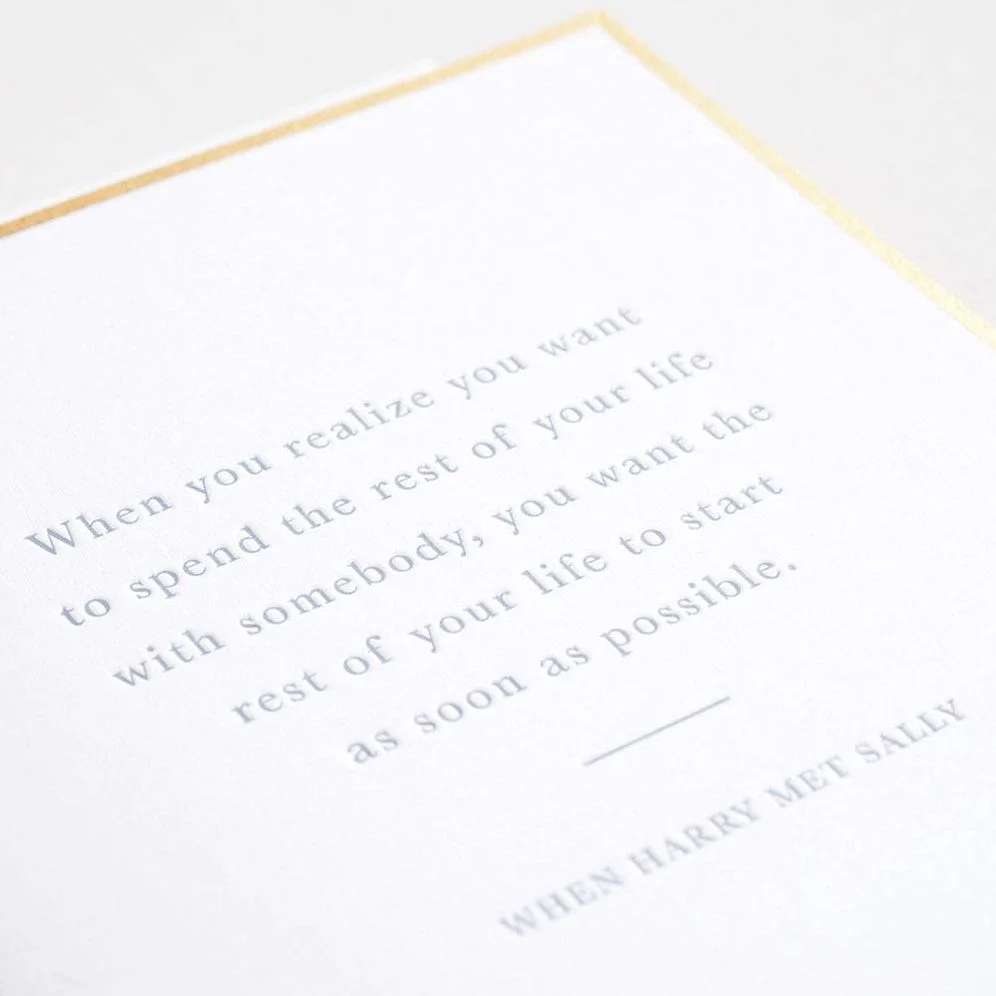 Rest of Your Life Wedding Card - Image 2