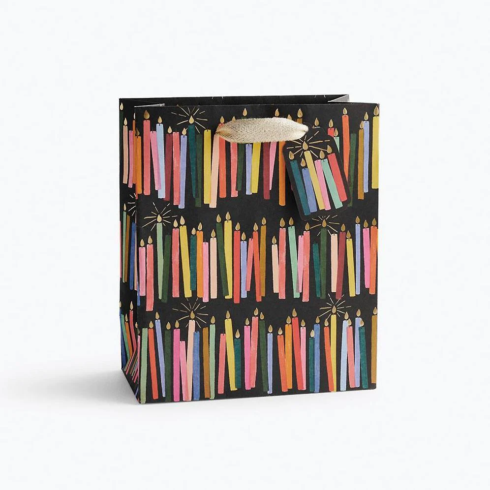 Rifle Paper Co. Birthday Candles Medium Gift Bag