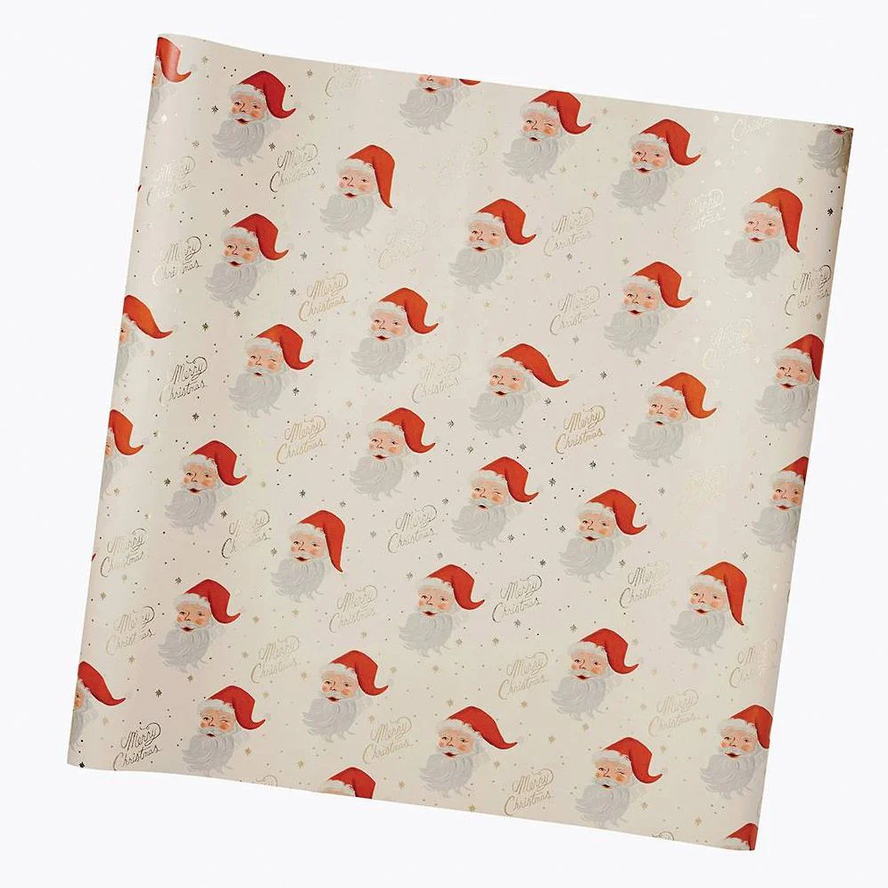 Rifle Paper Co. Santa Wrapping Paper - Image 2