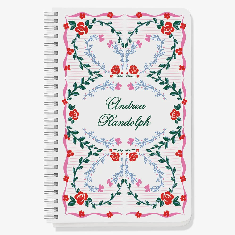 Rose Brocade Custom Journal