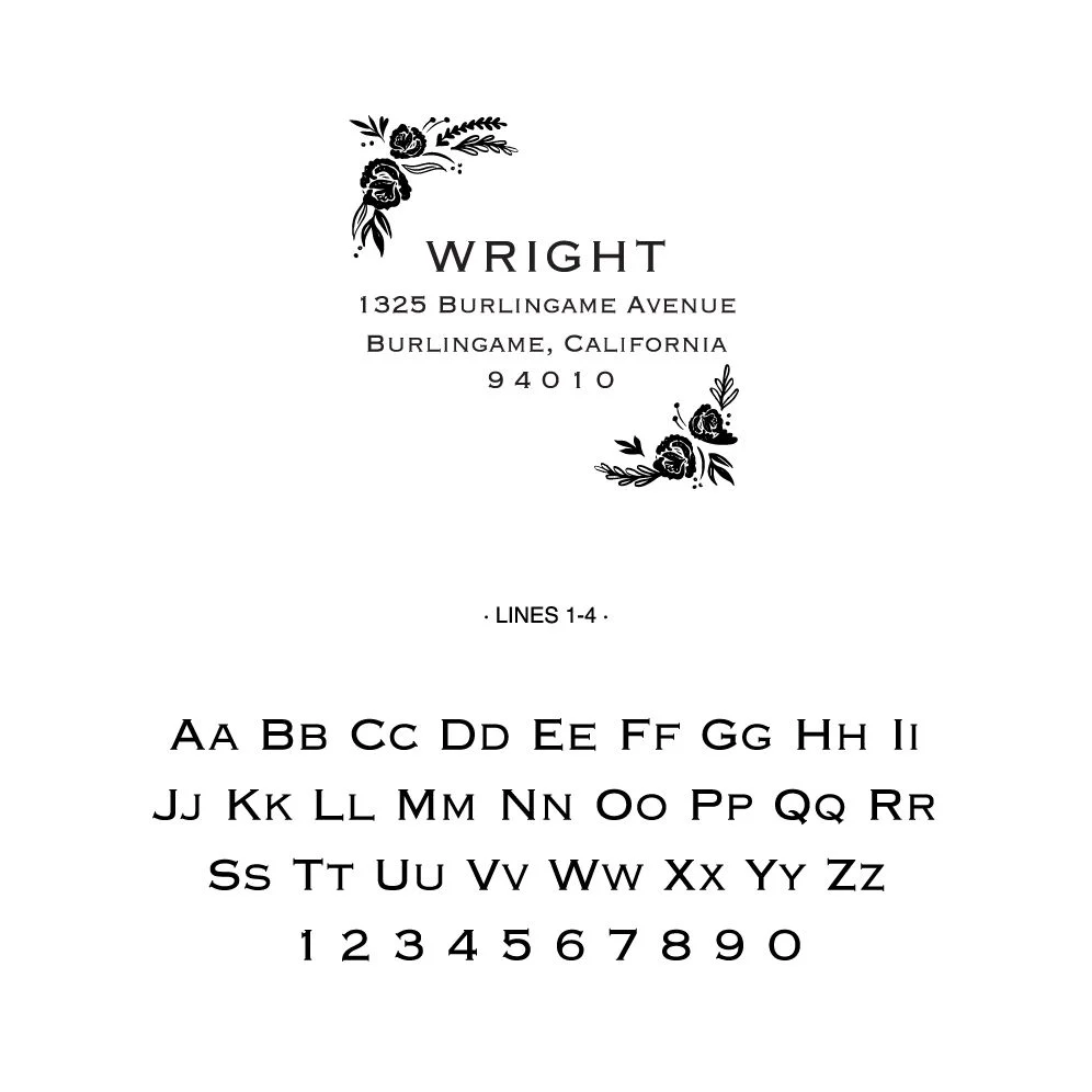 Rose Garden Custom Stamp and Stamp Tool - Image 2