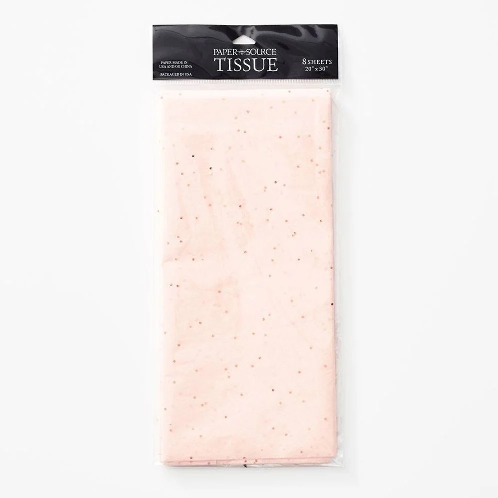 Rose Gold Gemstone Tissue Paper - Image 2