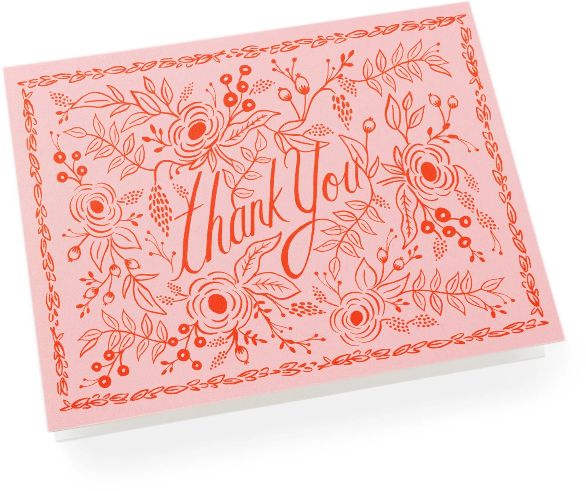 Rosé Thank You Greeting Card - Image 2