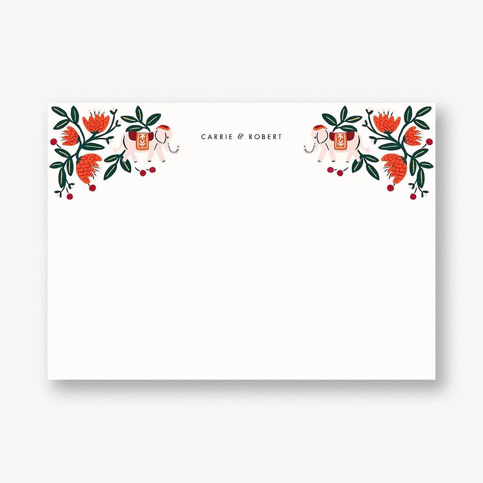 Royal Elephant Stationery