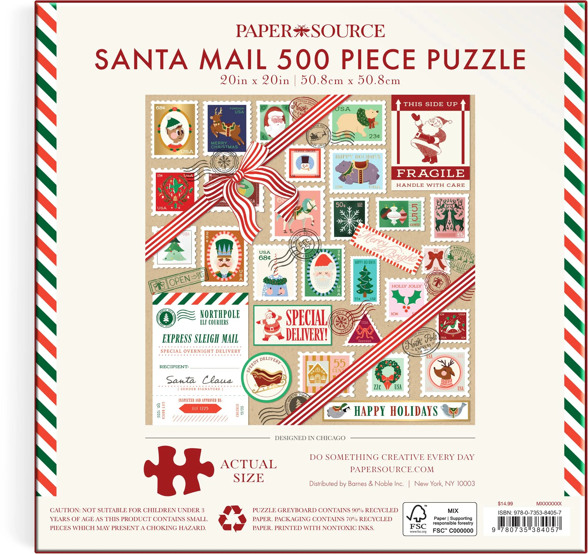 Santa Mail 500 Piece Puzzle - Image 5