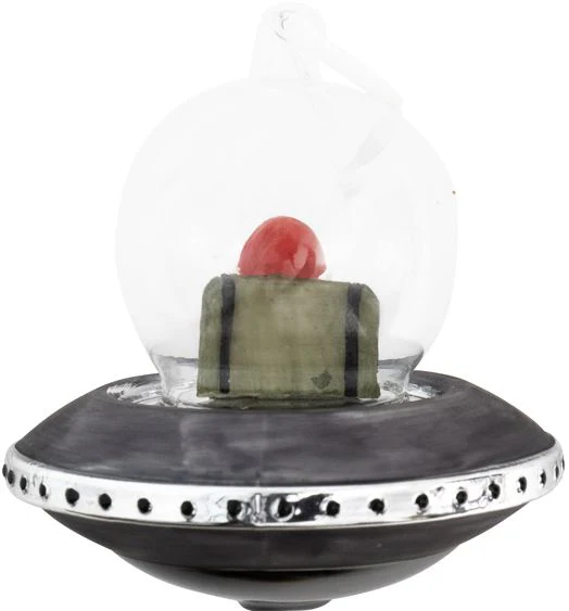 Santa Spaceship Ornament - Image 2