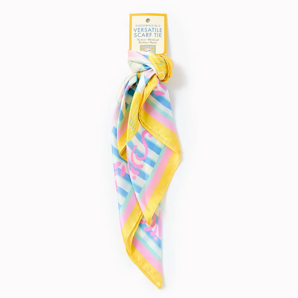 Satin Lemon Scarf