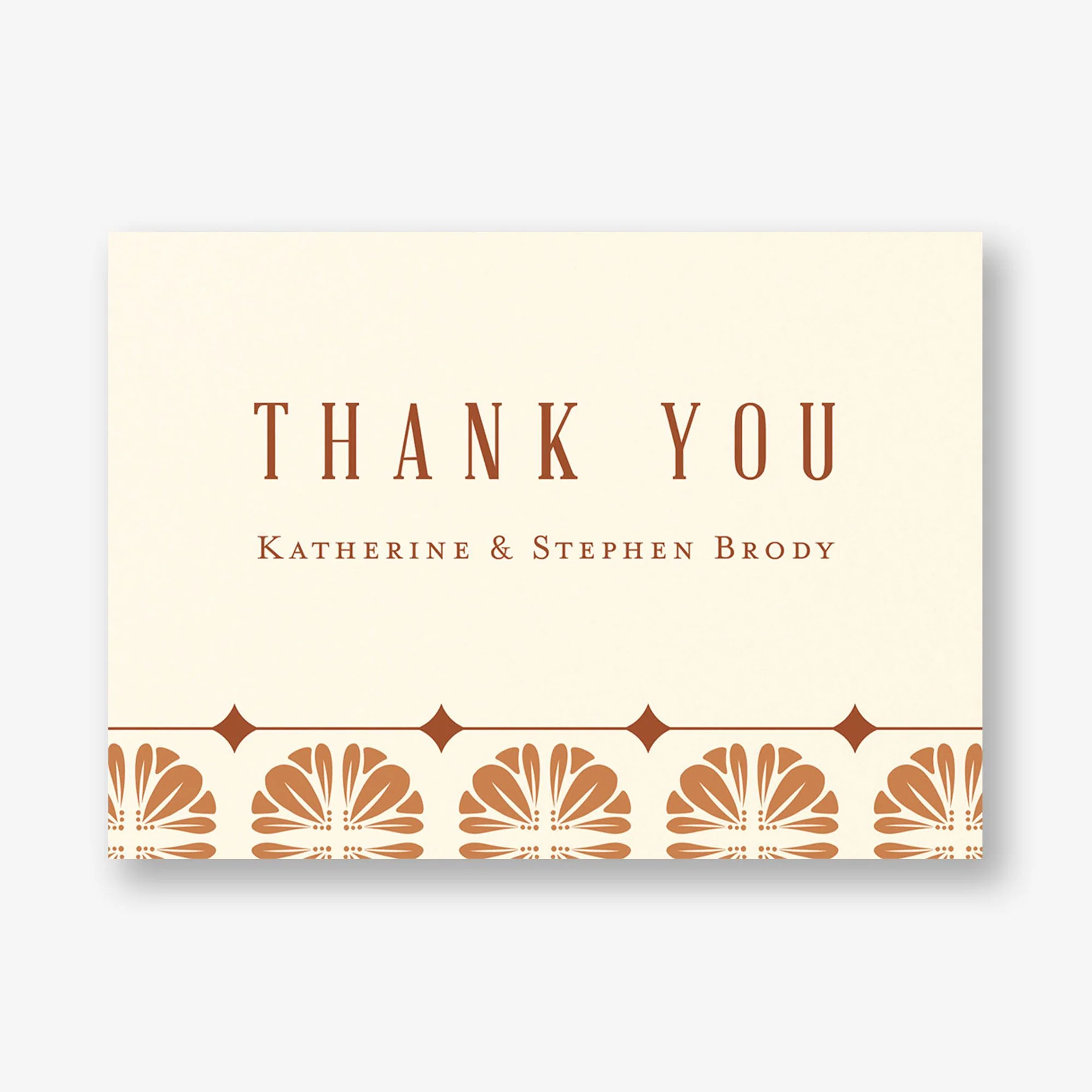 Scalloped Tile Thank You Card - Image 3