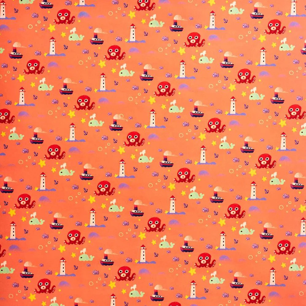 Sea Creatures Flat Wrap - Image 2