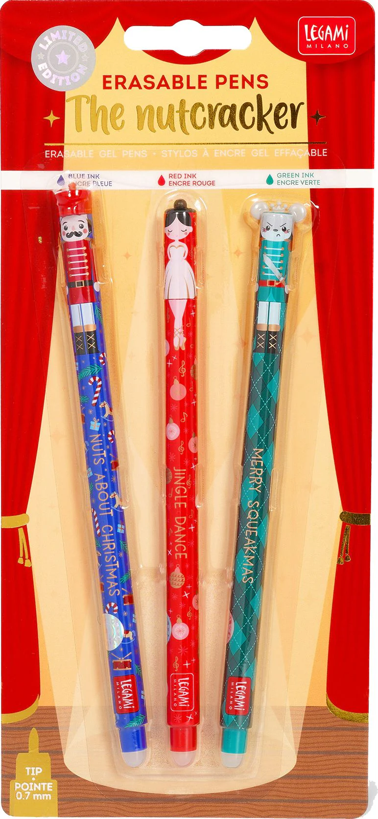 Set of 3 Erasable Christmas Gel Pens - Image 10