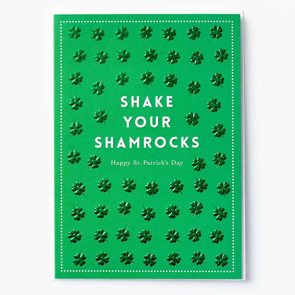 Shake Your Shamrock St. Patrick's Day Card