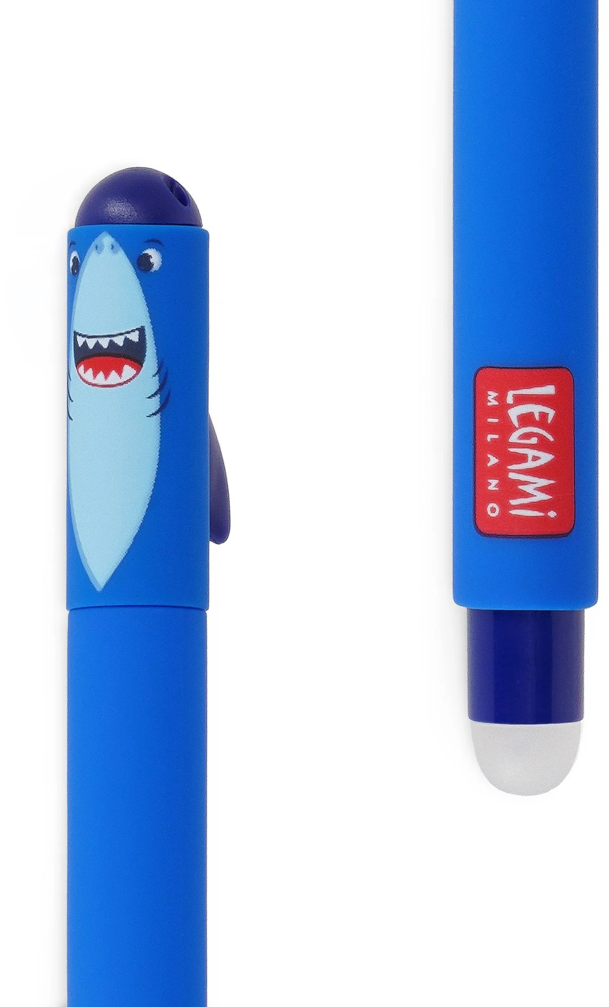 Shark Erasable Gel Pen - Blue Ink - Image 3