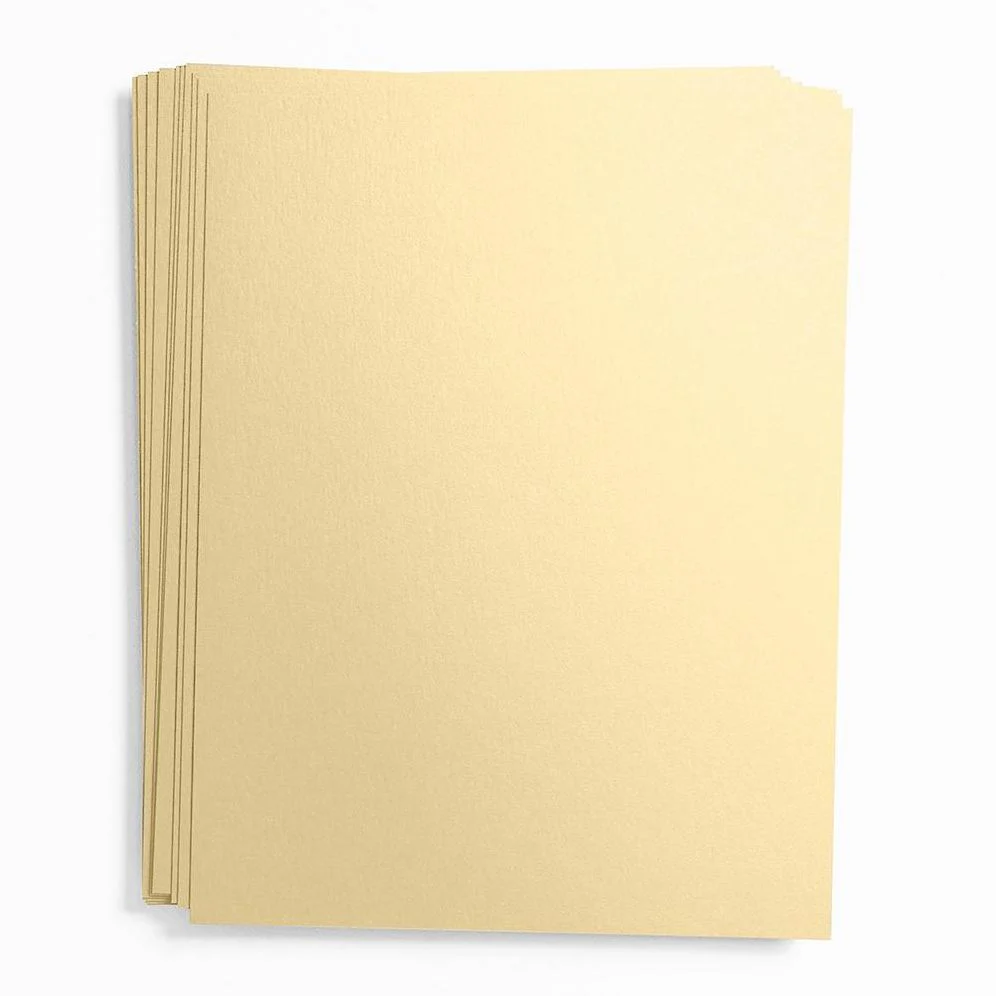 Shimmer Gold Card Stock 8.5" x 11"