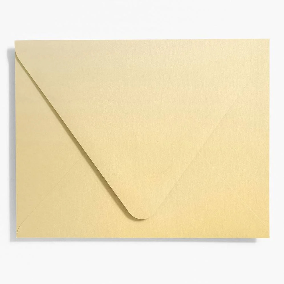 Shimmer Gold Presentation Envelopes