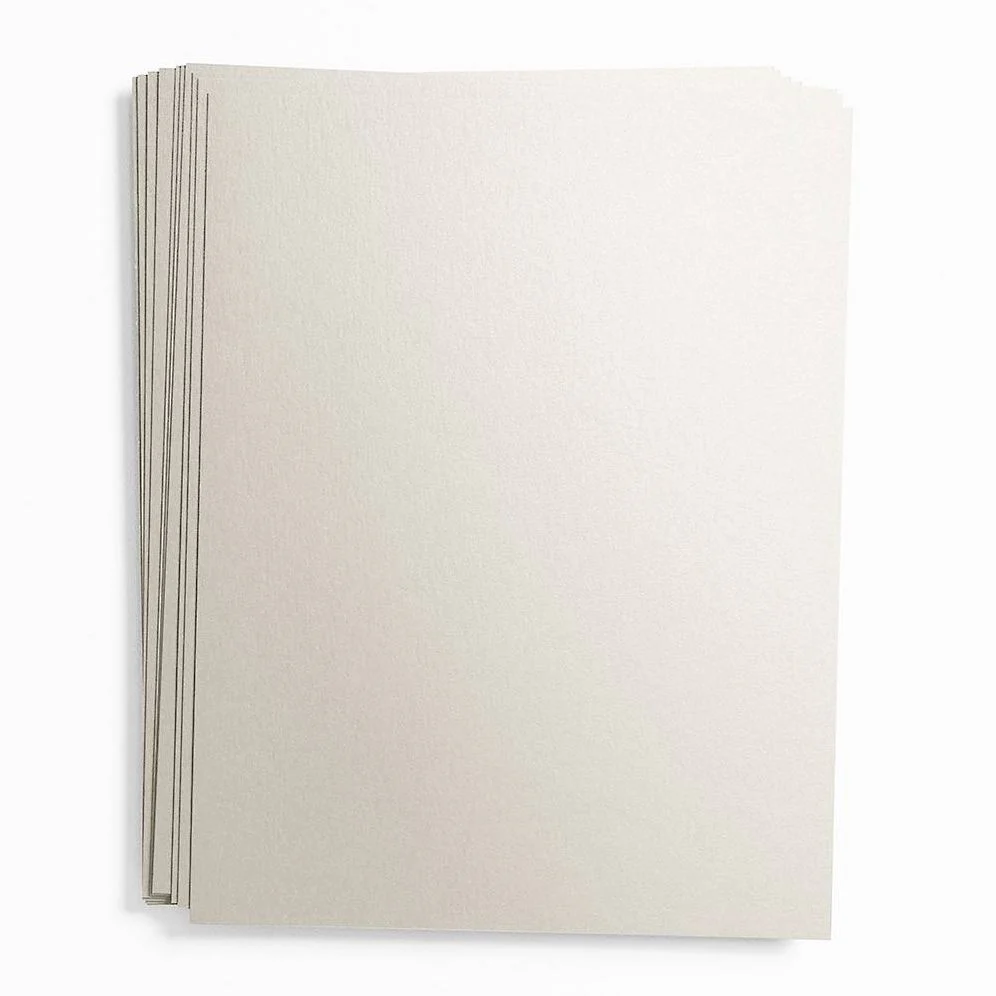 Shimmer Silver Paper 8.5" x 11"