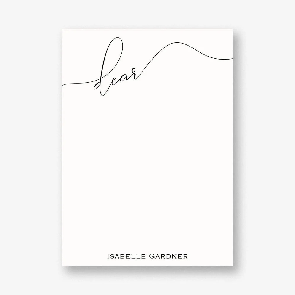 Signature Dear Stationery