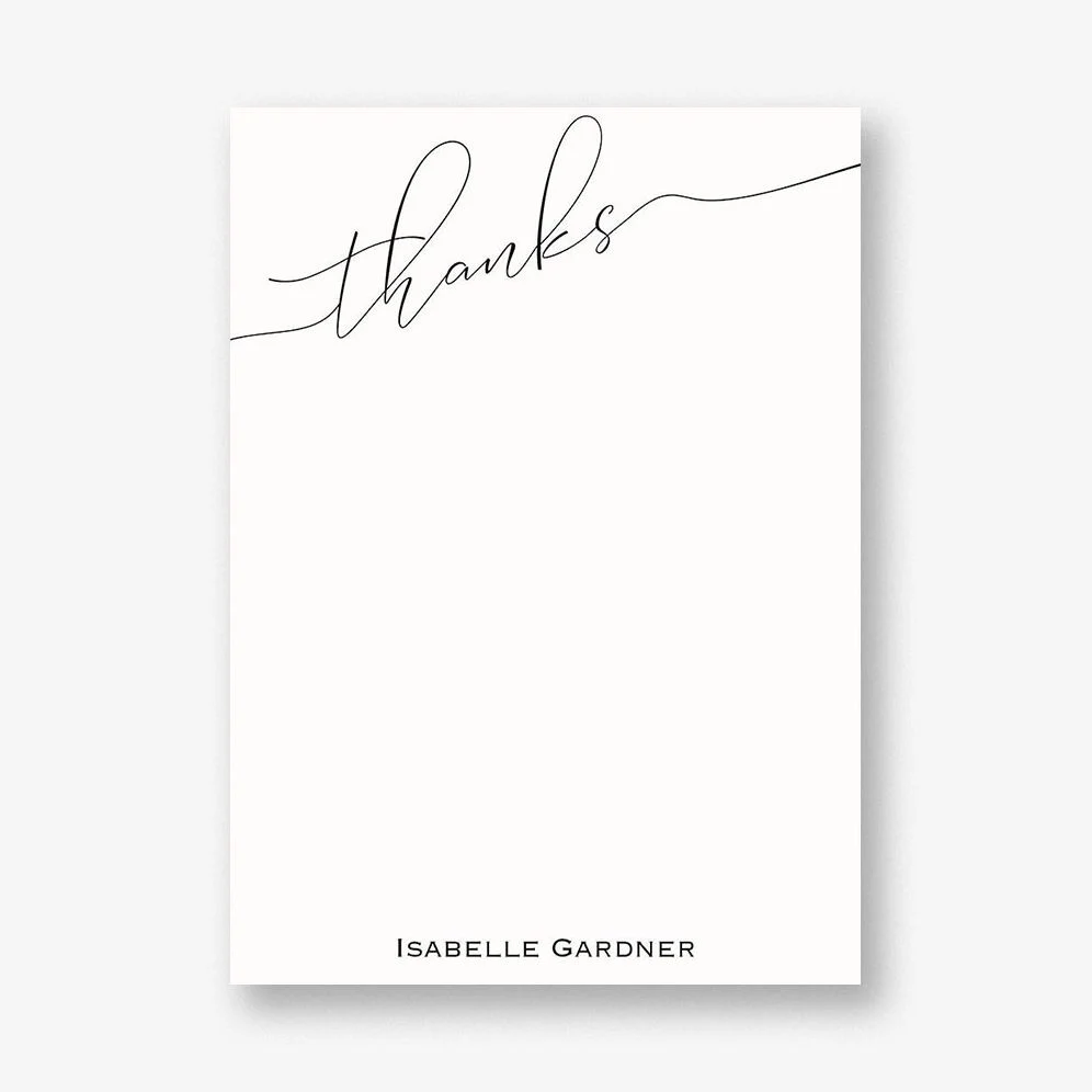 Signature Thanks Notes