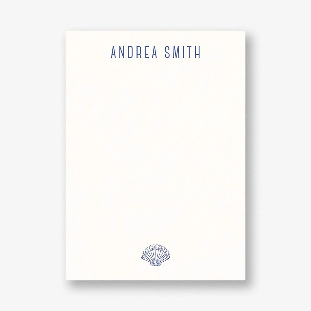 Single Seashell Stationery