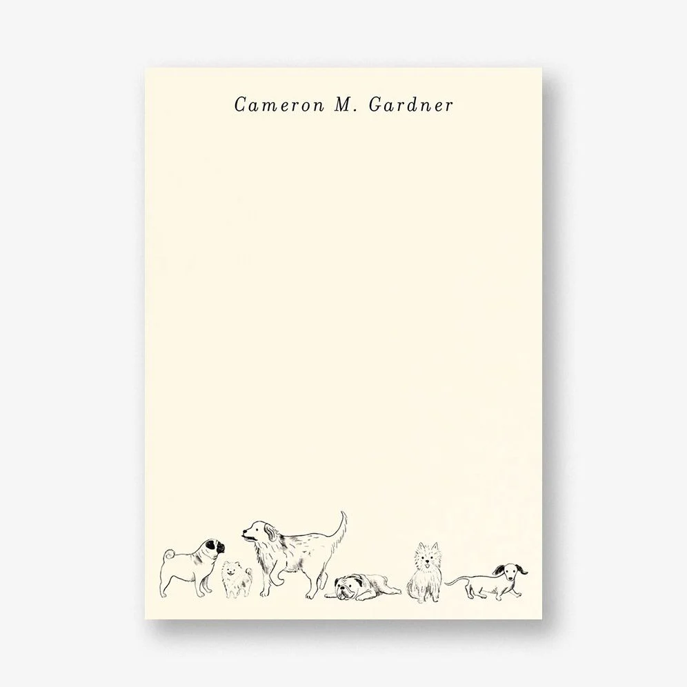 Sketched Dogs Stationery