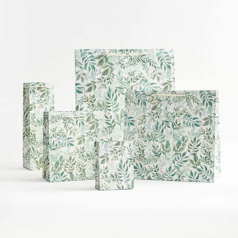 Small Watercolor Garden Gift Bag