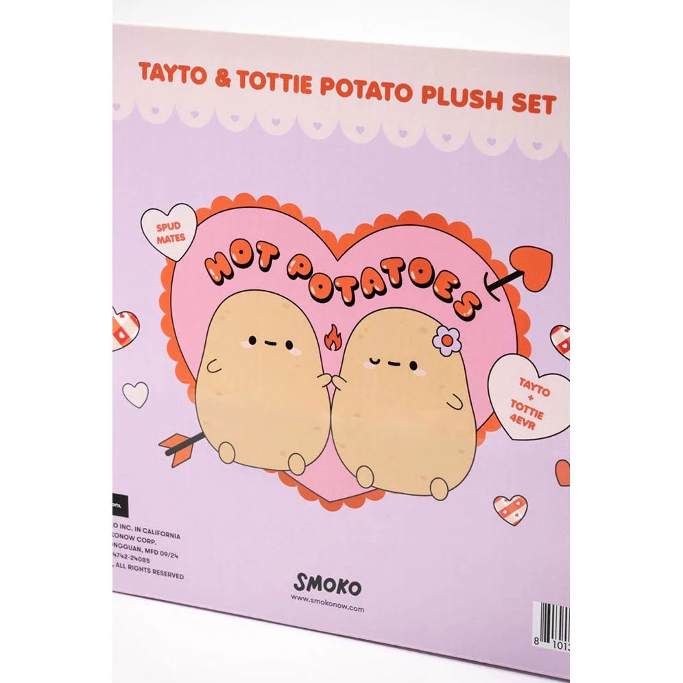 Smoko Tayto 7" Hot Potatoes Mochi Plush Duo - Image 10