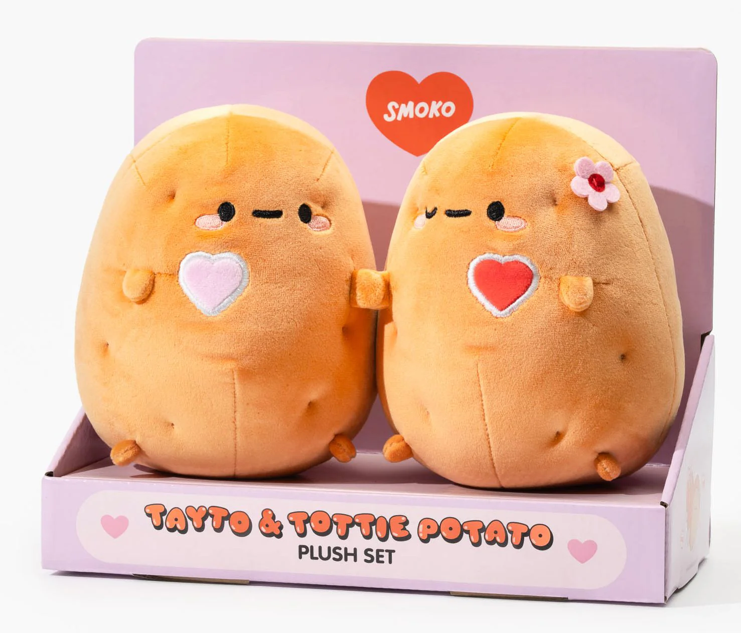 Smoko Tayto 7" Hot Potatoes Mochi Plush Duo - Image 3
