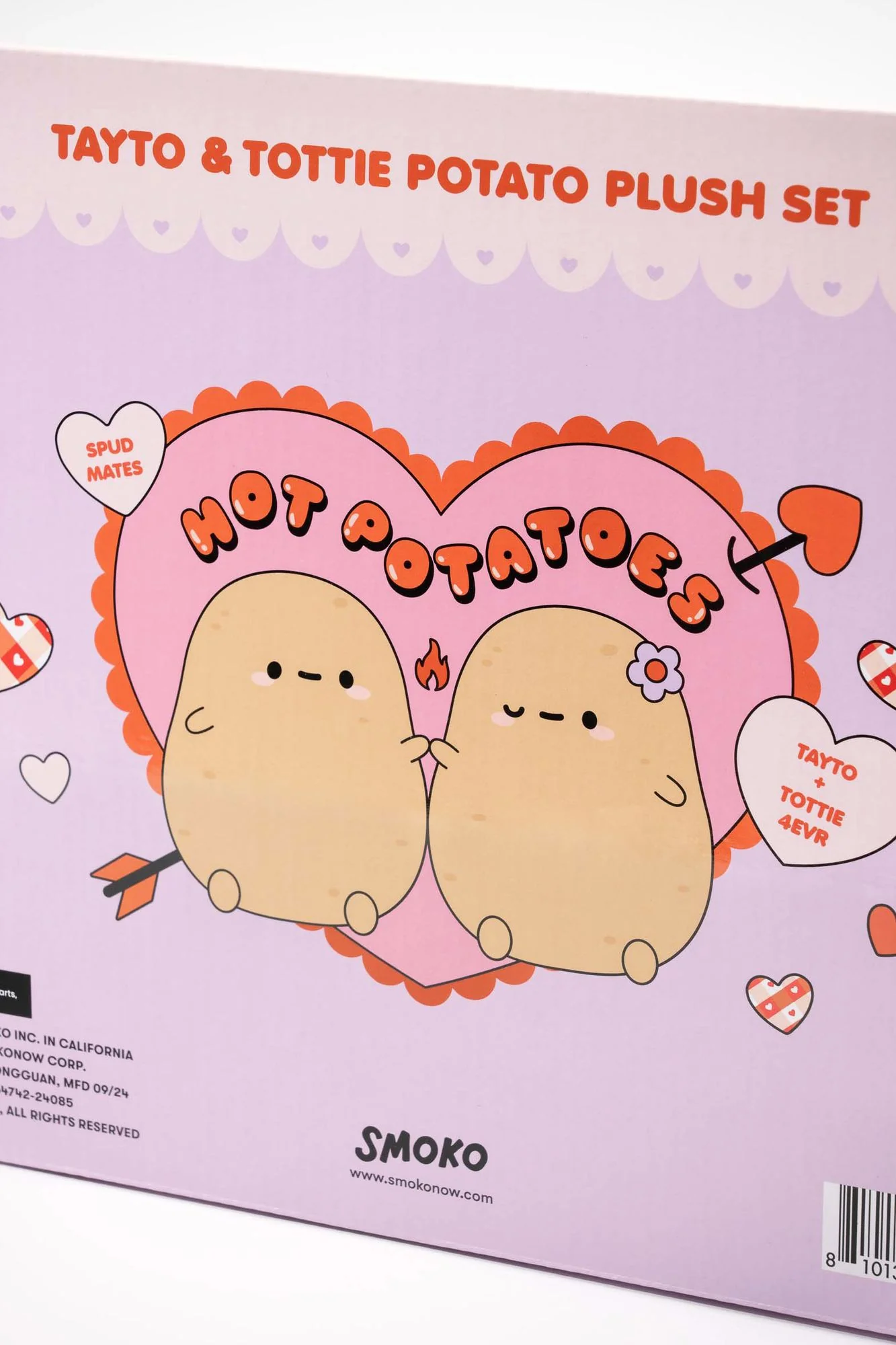 Smoko Tayto 7" Hot Potatoes Mochi Plush Duo - Image 4