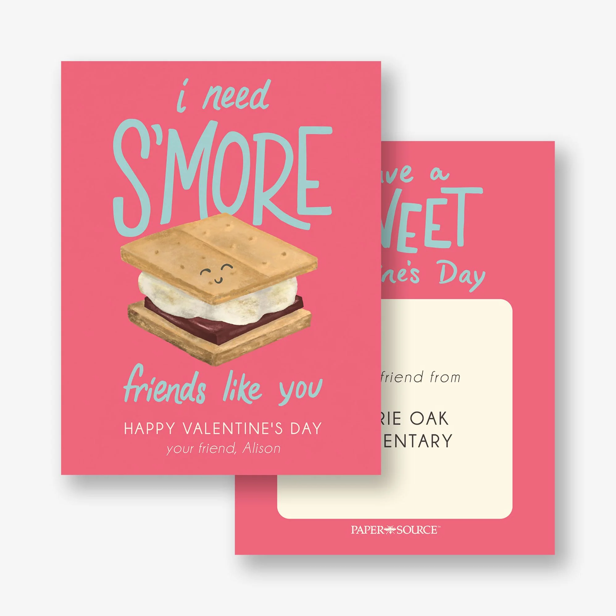 S'mores Custom Valentine Card - Image 3