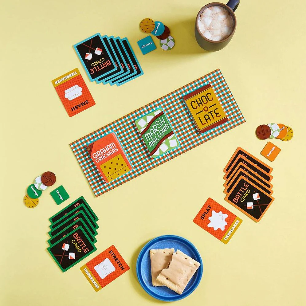 S'mores Wars: The Campfire Card Game of Snack Attacks (Competitive Card-Drafting Marshmallow Game for the Whole Family, Fast and Fun Food-Themed Card Game) - Image 2