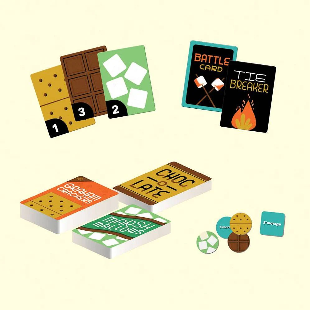 S'mores Wars: The Campfire Card Game of Snack Attacks (Competitive Card-Drafting Marshmallow Game for the Whole Family, Fast and Fun Food-Themed Card Game) - Image 3