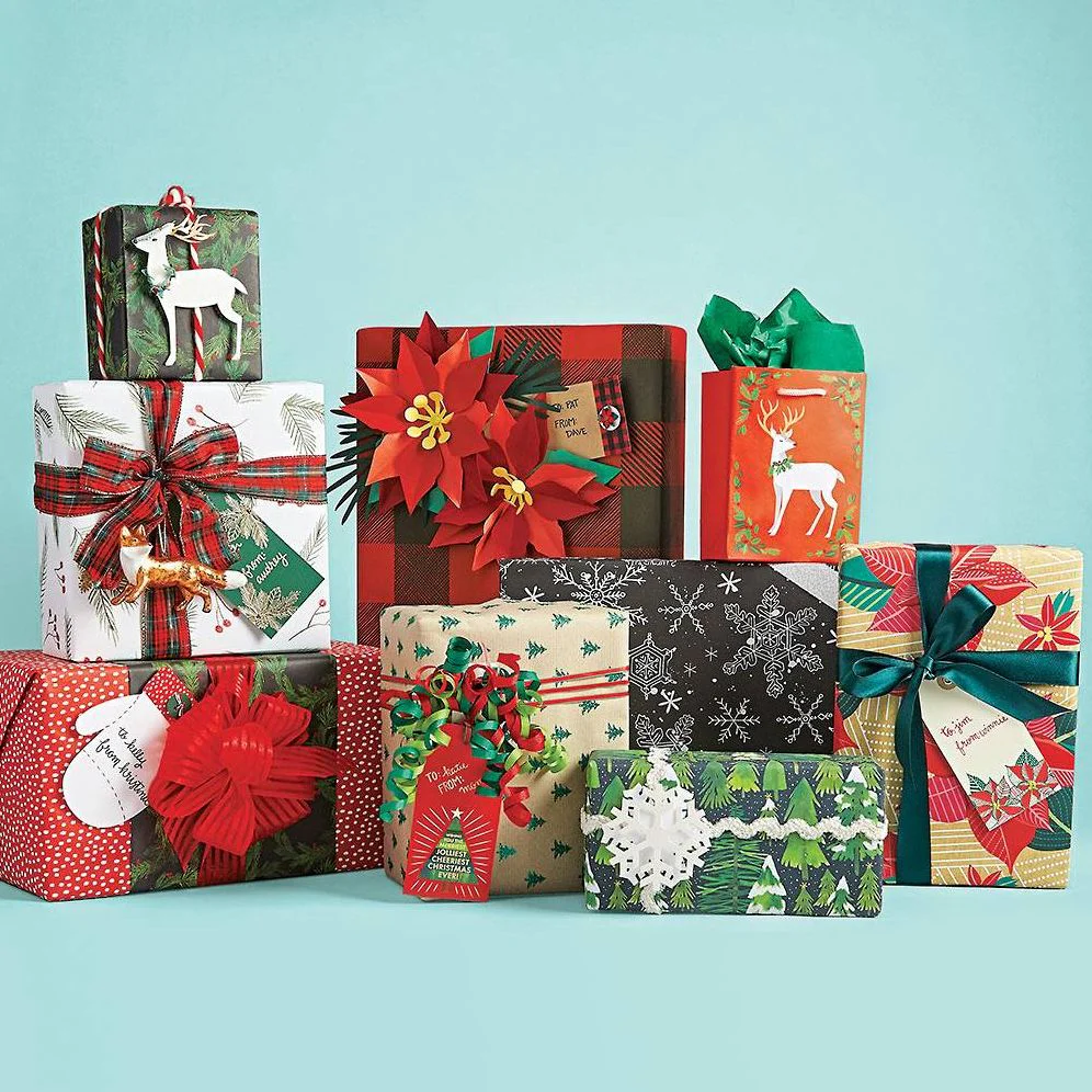 Snowy Trees Wrapping Paper - Image 2