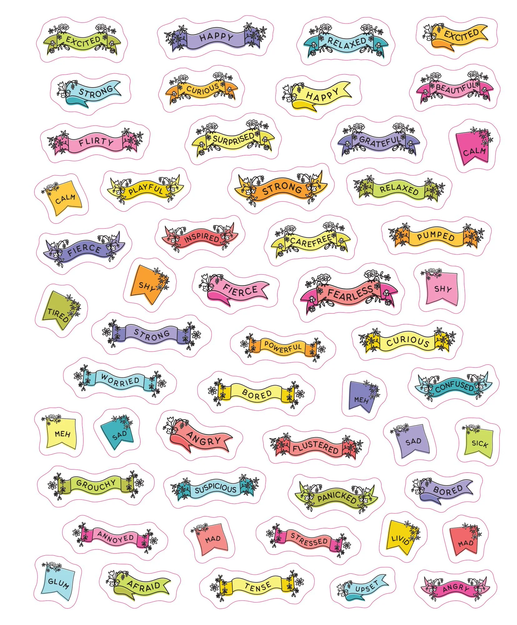 So. Many. Feelings Stickers.: 2,700 Stickers for Every Mood - Image 5