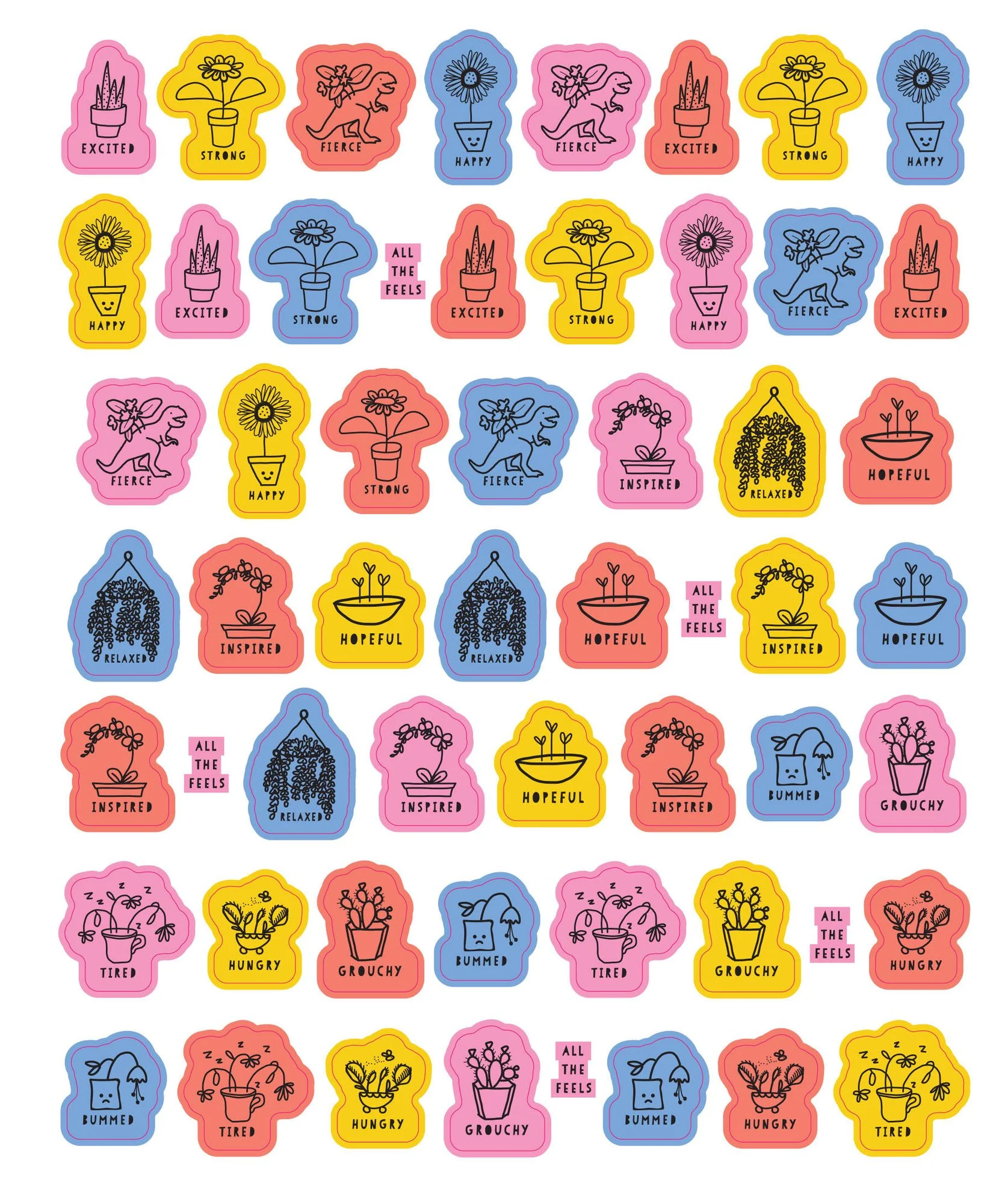 So. Many. Feelings Stickers.: 2,700 Stickers for Every Mood - Image 9