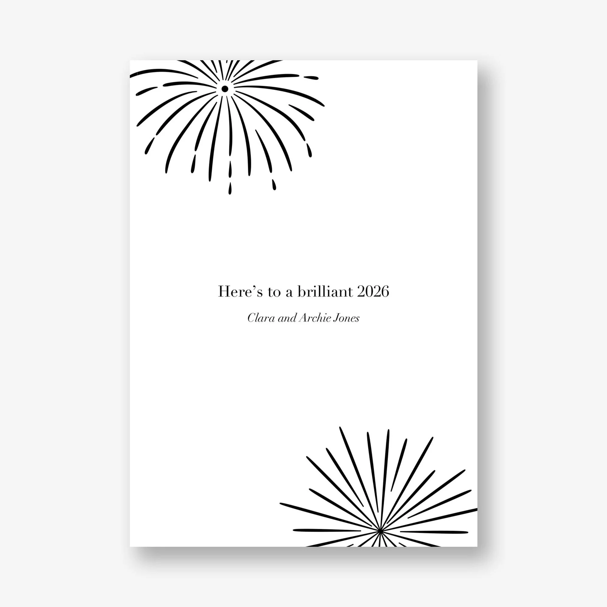 Sparkling New Year Greeting Card - Image 2