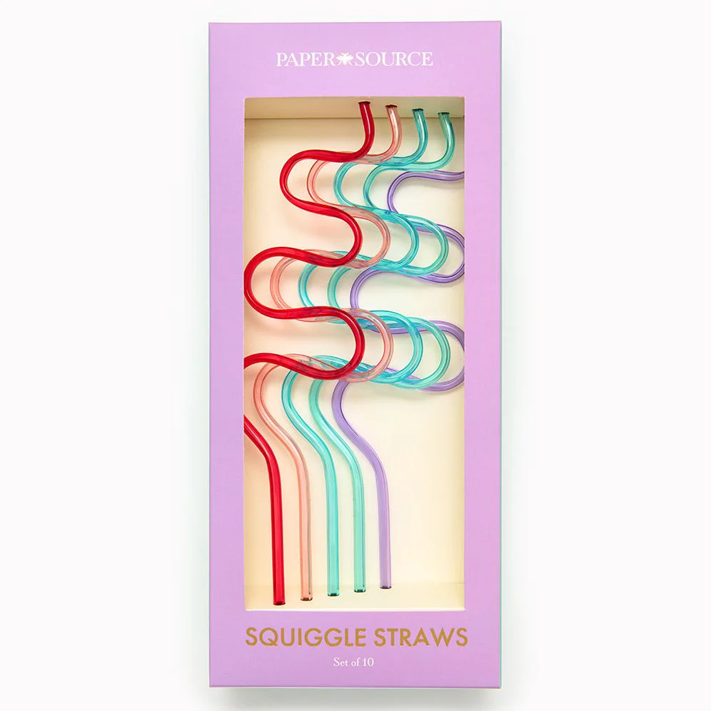Squiggle Straws S/10