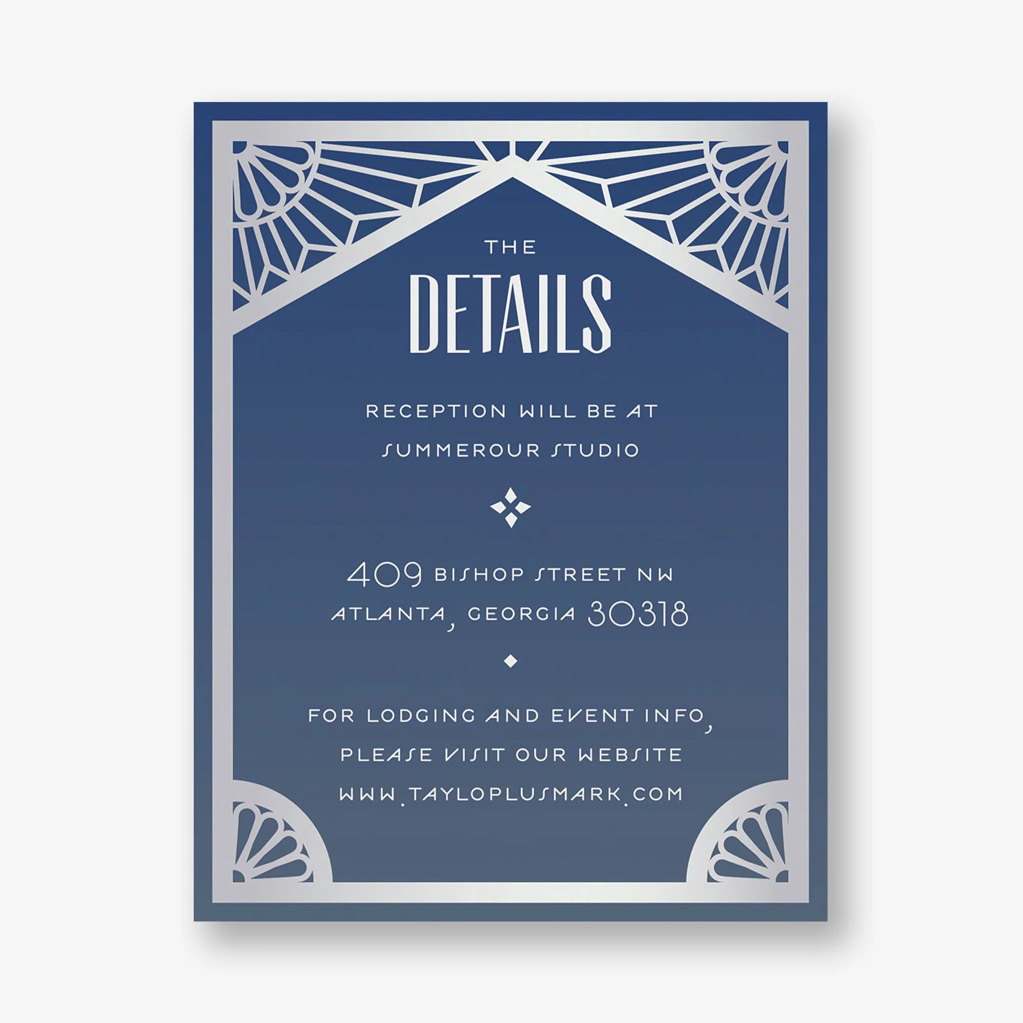 Stained Glass Foil Information Card