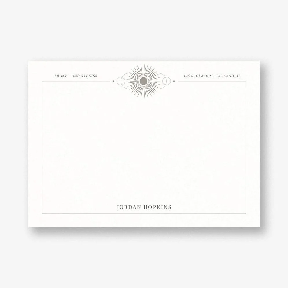 Starburst Stationery