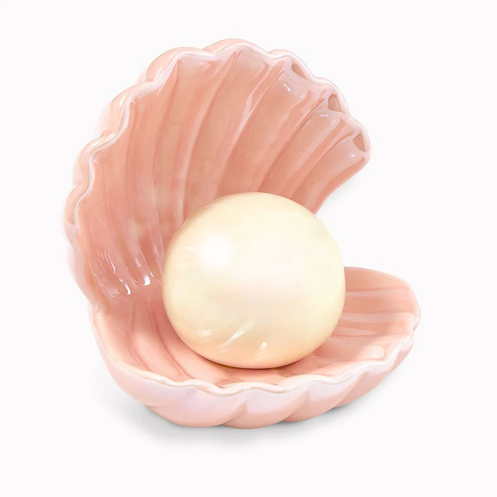 Stoneware Seashell Lamp