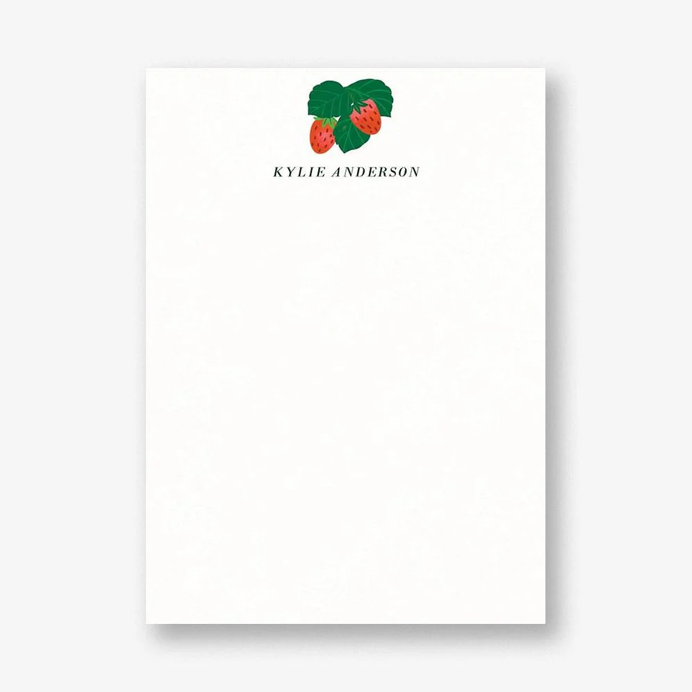 Strawberry Stationery