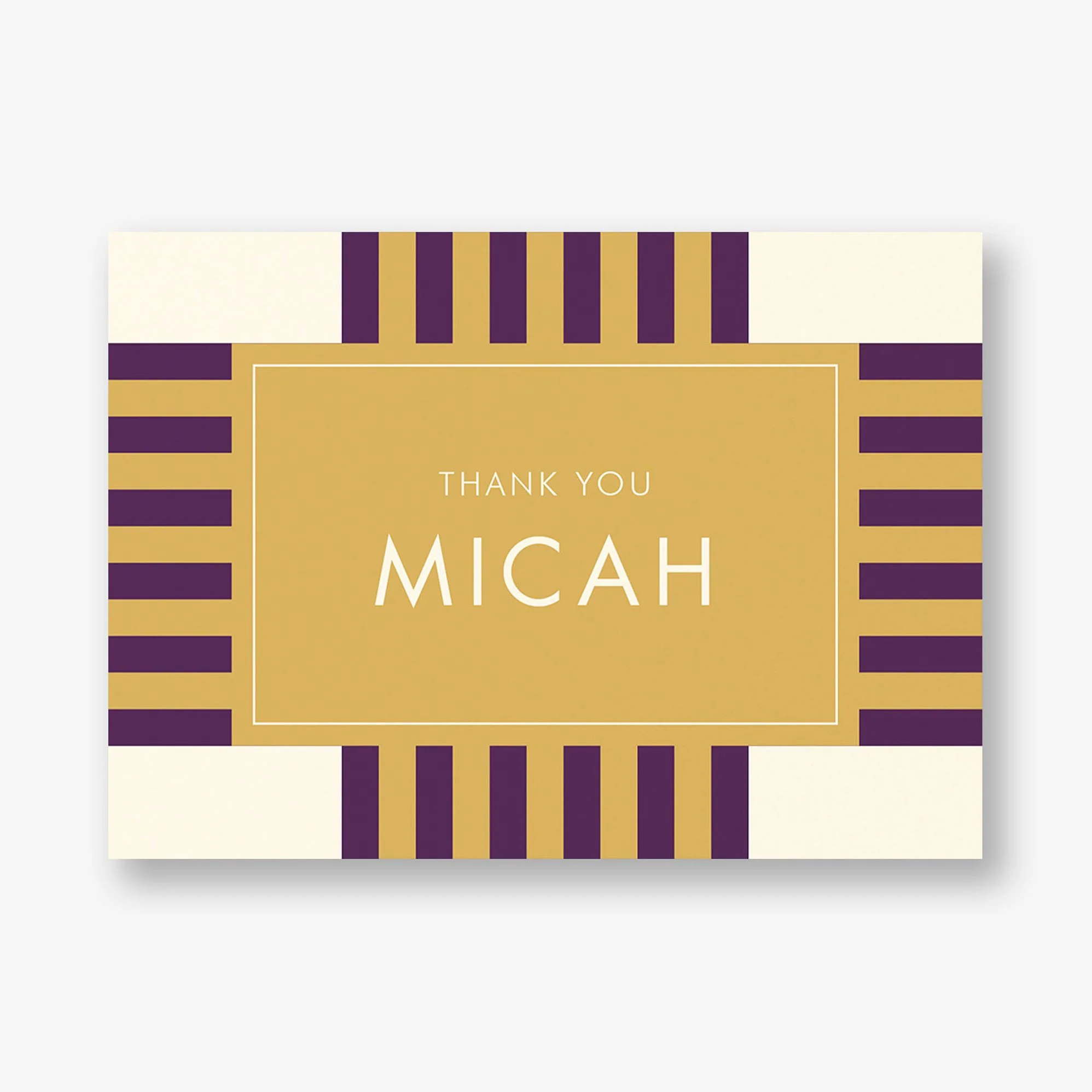 Striped Geo Bar Mitzvah Stationery - Image 3