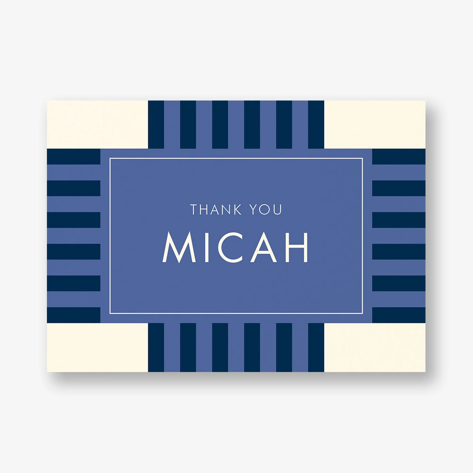 Striped Geo Bar Mitzvah Stationery - Image 5