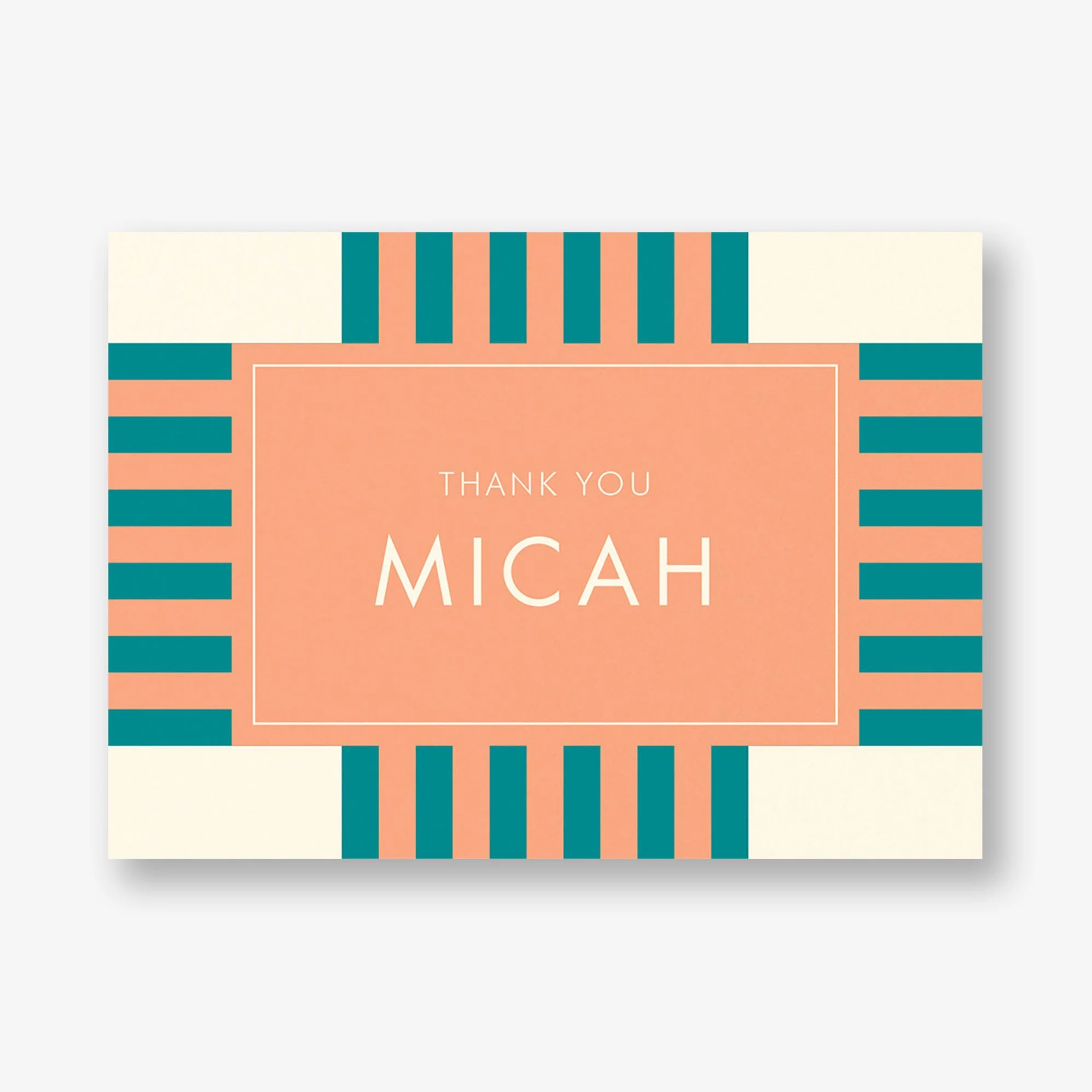 Striped Geo Bar Mitzvah Stationery - Image 7