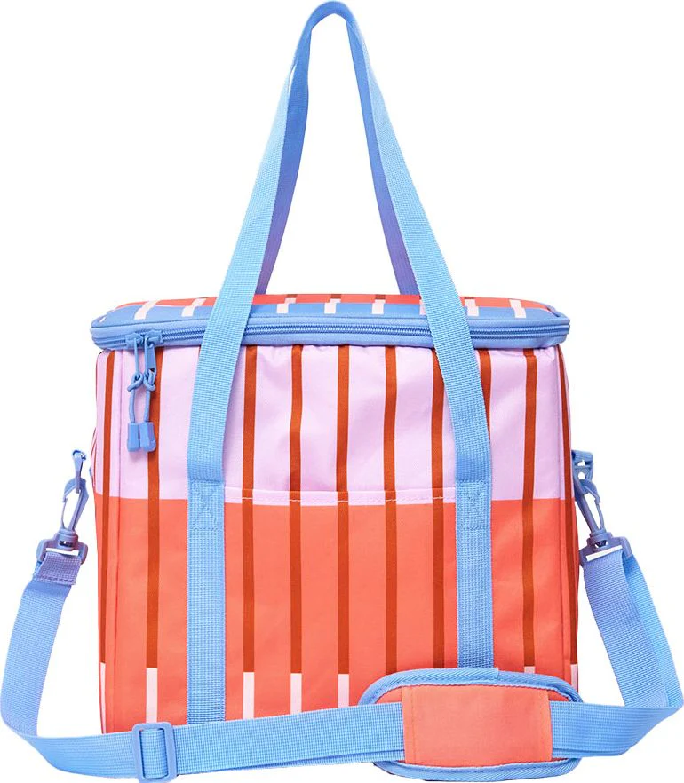 Striped Insulated Cooler Bag - Image 2