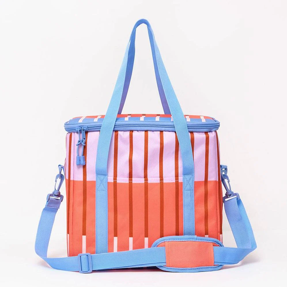 Striped Insulated Cooler Bag - Image 5