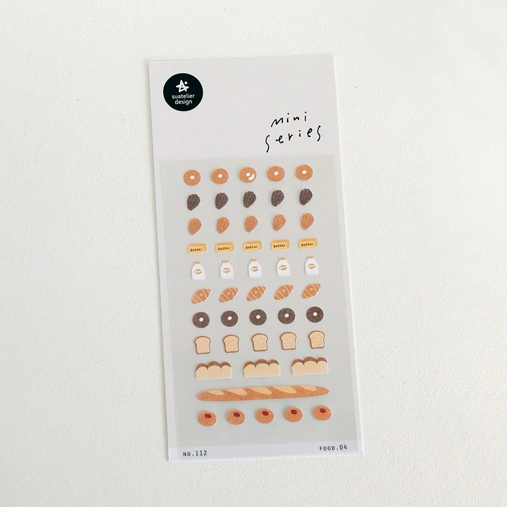 Suatelier Design Mini Stickers Bread