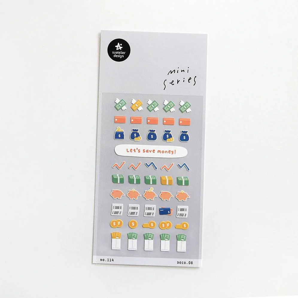 Suatelier Design Mini Stickers Budgeting
